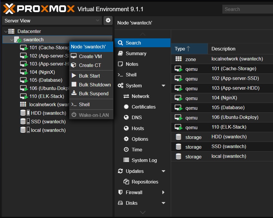 Setup Proxmox