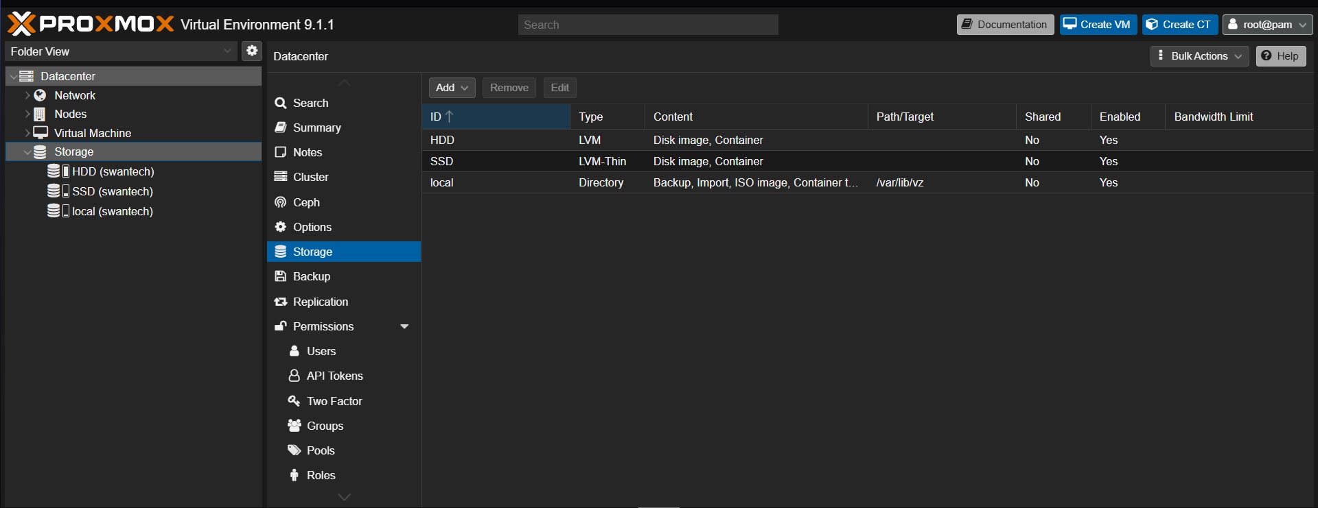 Setup Proxmox