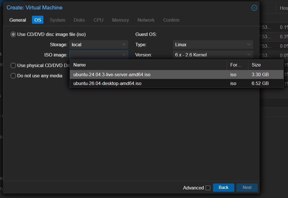 Setup Proxmox
