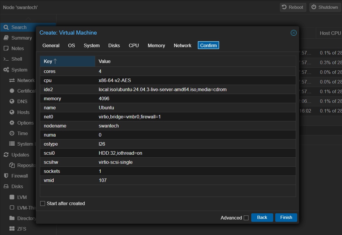 Setup Proxmox